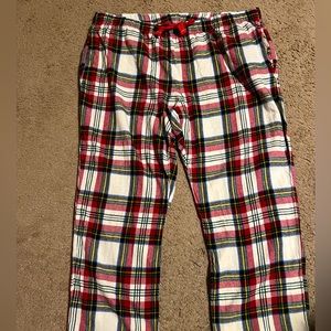 Christmas plaid pajama pants